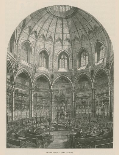 La nueva sala del consejo, Guildhall, Londres de Frank Watkins